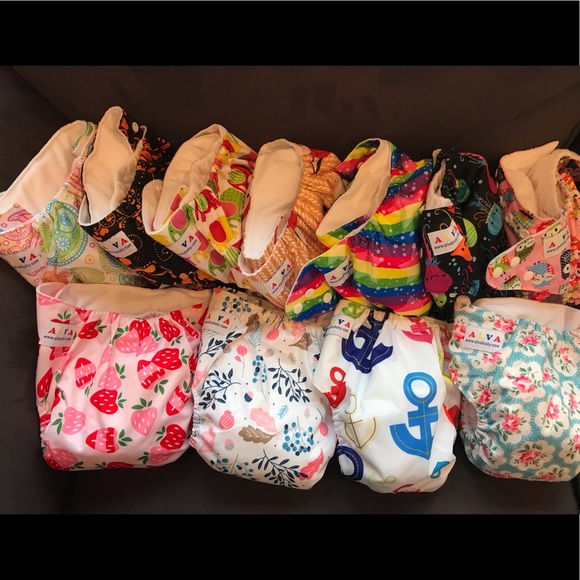 Alva Baby Reusable Pocket Cloth Diapers NEVER USED - Picture 5 of 5